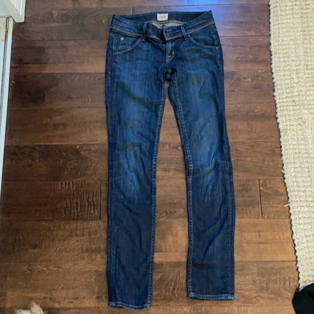 Hudson Collin Dark Wash Skinny Jeans